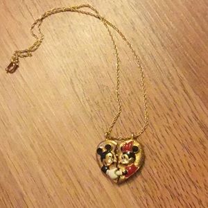 Disney Mickey & Minnie Charm Necklace